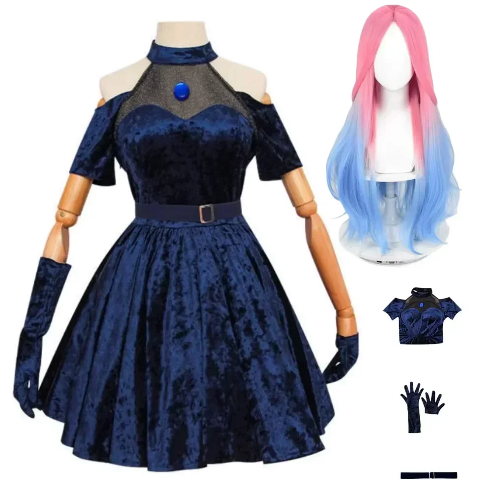 Anime Cosplay Blue Hair - Mizi Cosplay Kostuum Anime Alien Stage
