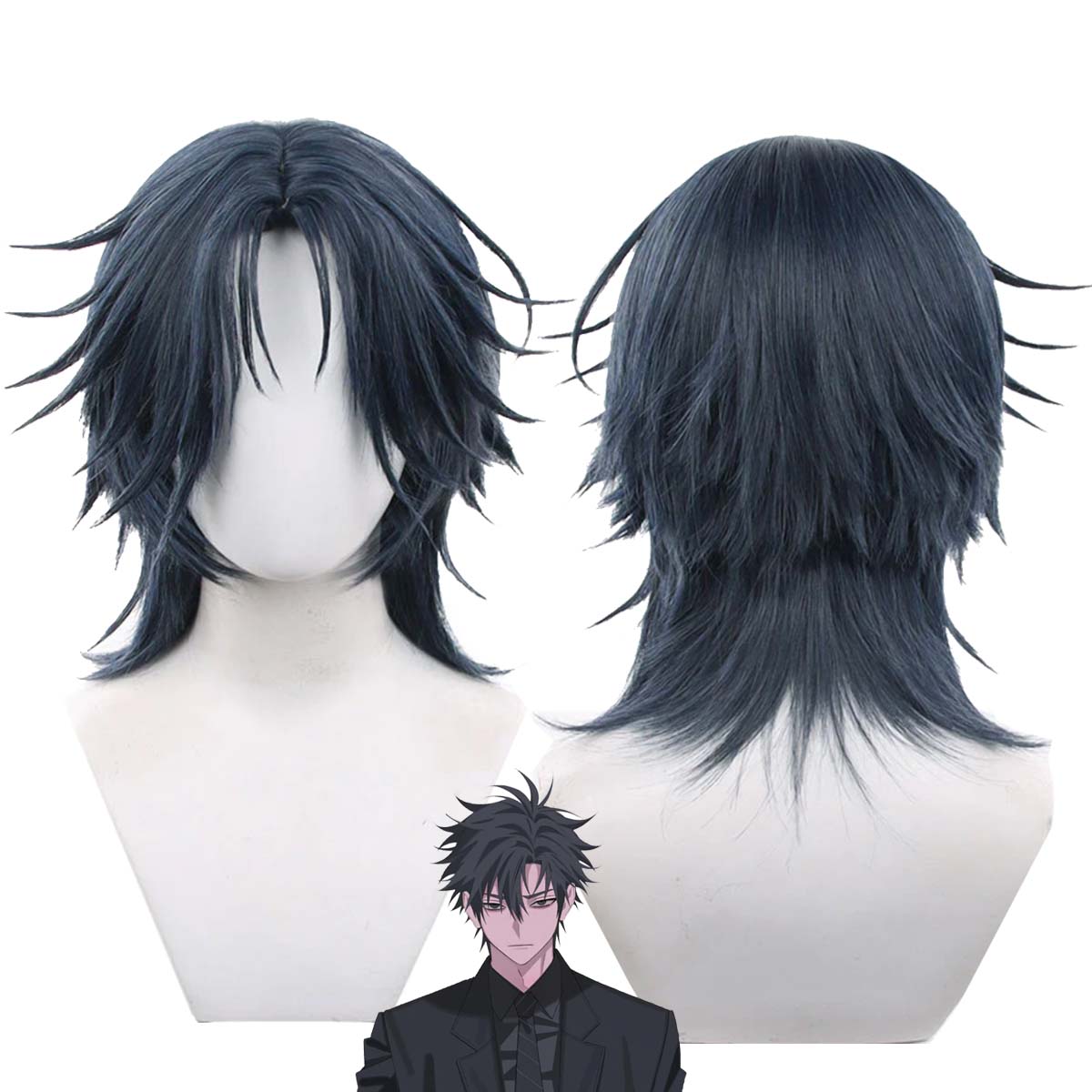 Anime Cosplay Blue Hair - Mannen Anime Link Click Jae Lee