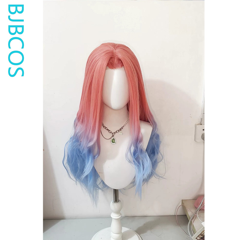 Anime Cosplay Blue Hair - Gestileerde pruik ‌ Mizi Cosplaypruik Anime