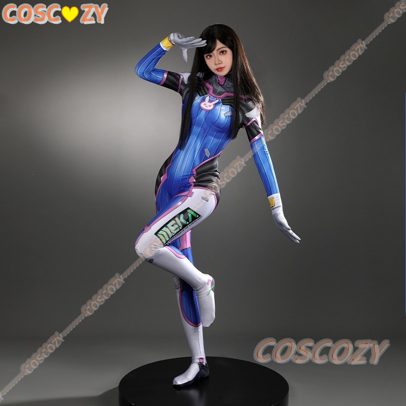 Anime Cosplay Jumpsuit - Vrouwen Dva Cosplay Complete Outfit Schietspel