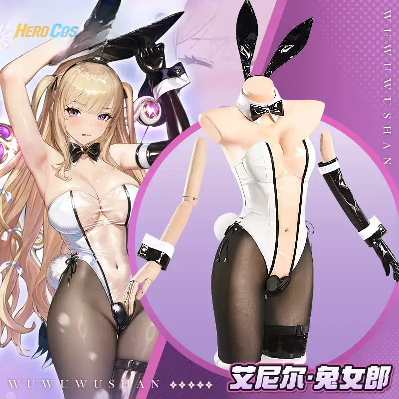 Anime Cosplay Jumpsuit - Game Browndust2 Aynil Cosplay Kostuum Bunny