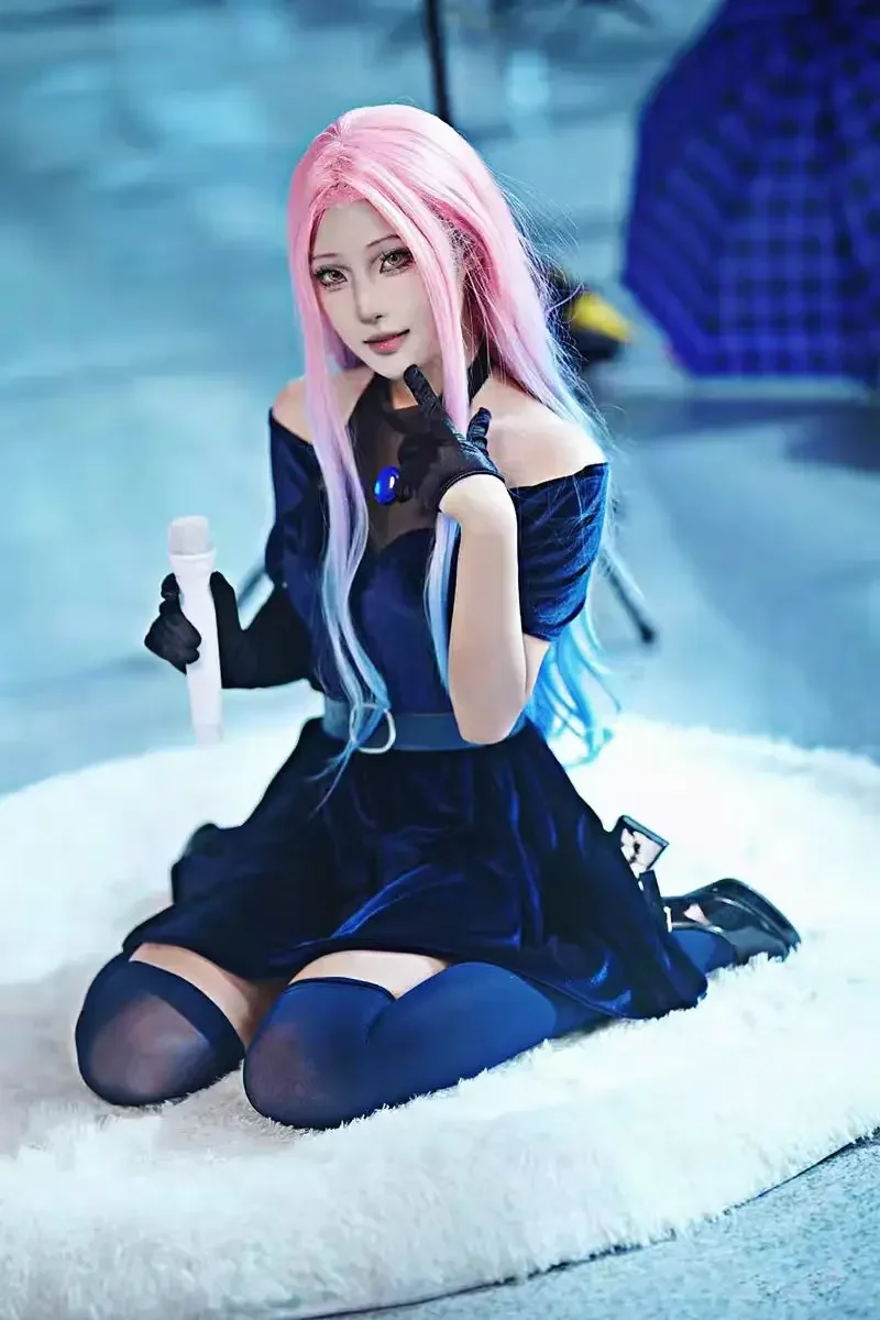 Anime Cosplay Blue Hair - 2026 Mizi Cosplay Kostuum Anime Alien