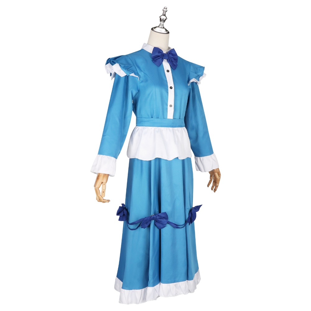 Poppy Red Hair Cosplay Kostuum - Anime Cosplay Blue Hair recensie en prijs
