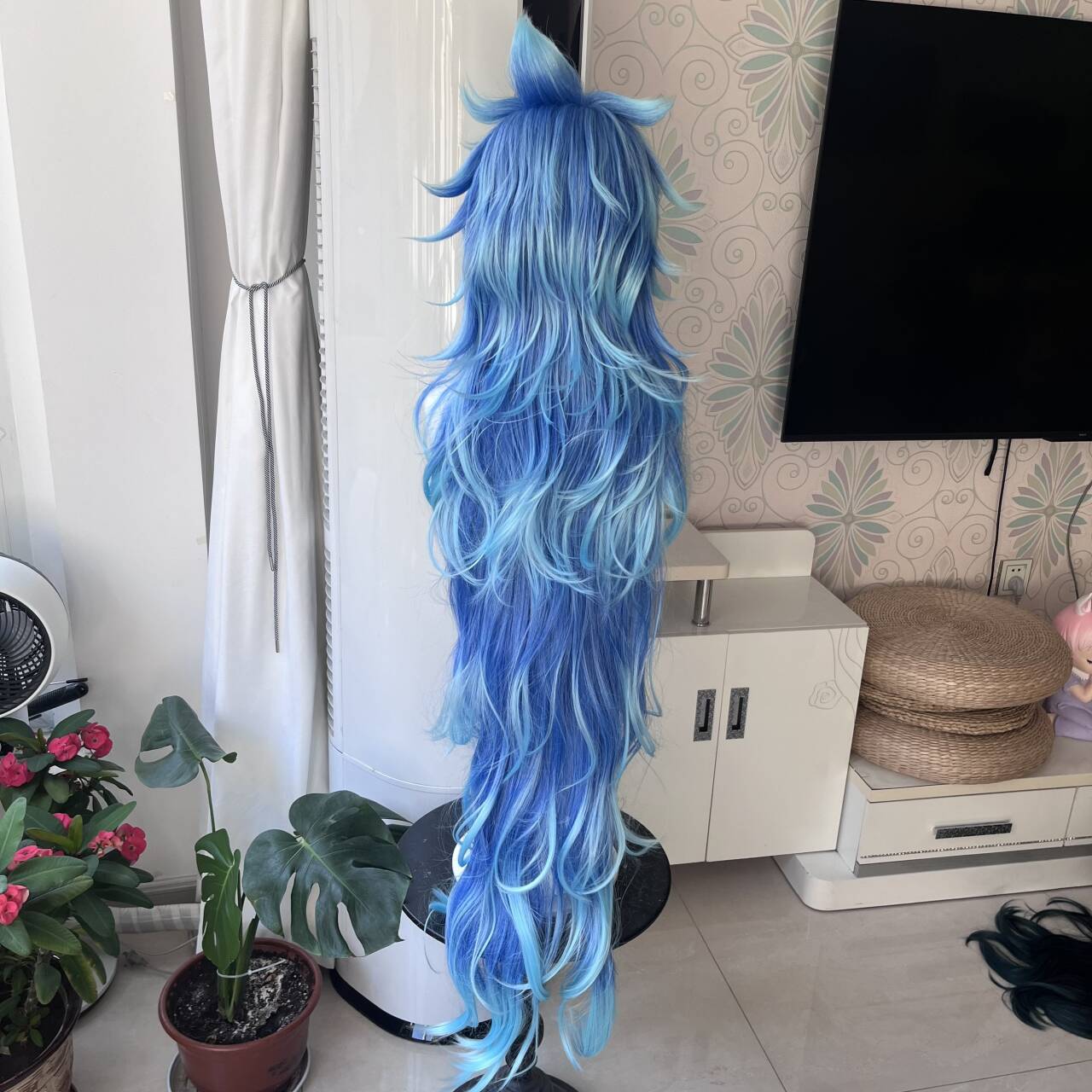 [Gestileerde Pruik] Idia Cospl - Anime Cosplay Blue Hair recensie en prijs