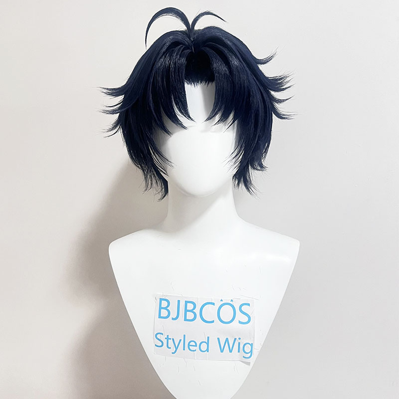 [Gestileerde pruik] Asaba Haru - Anime Cosplay Blue Hair recensie en prijs
