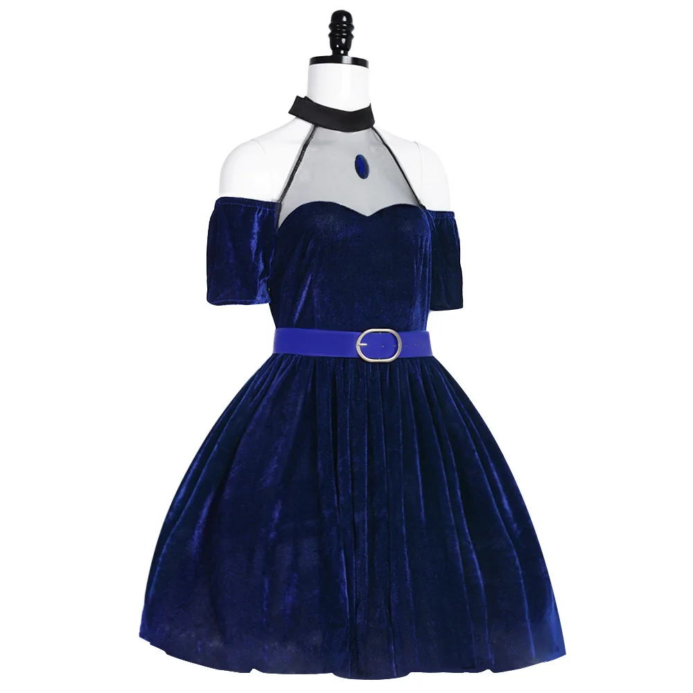 Anime Alien Stage Mizi Sua Cos - Anime Cosplay Blue Hair recensie en prijs